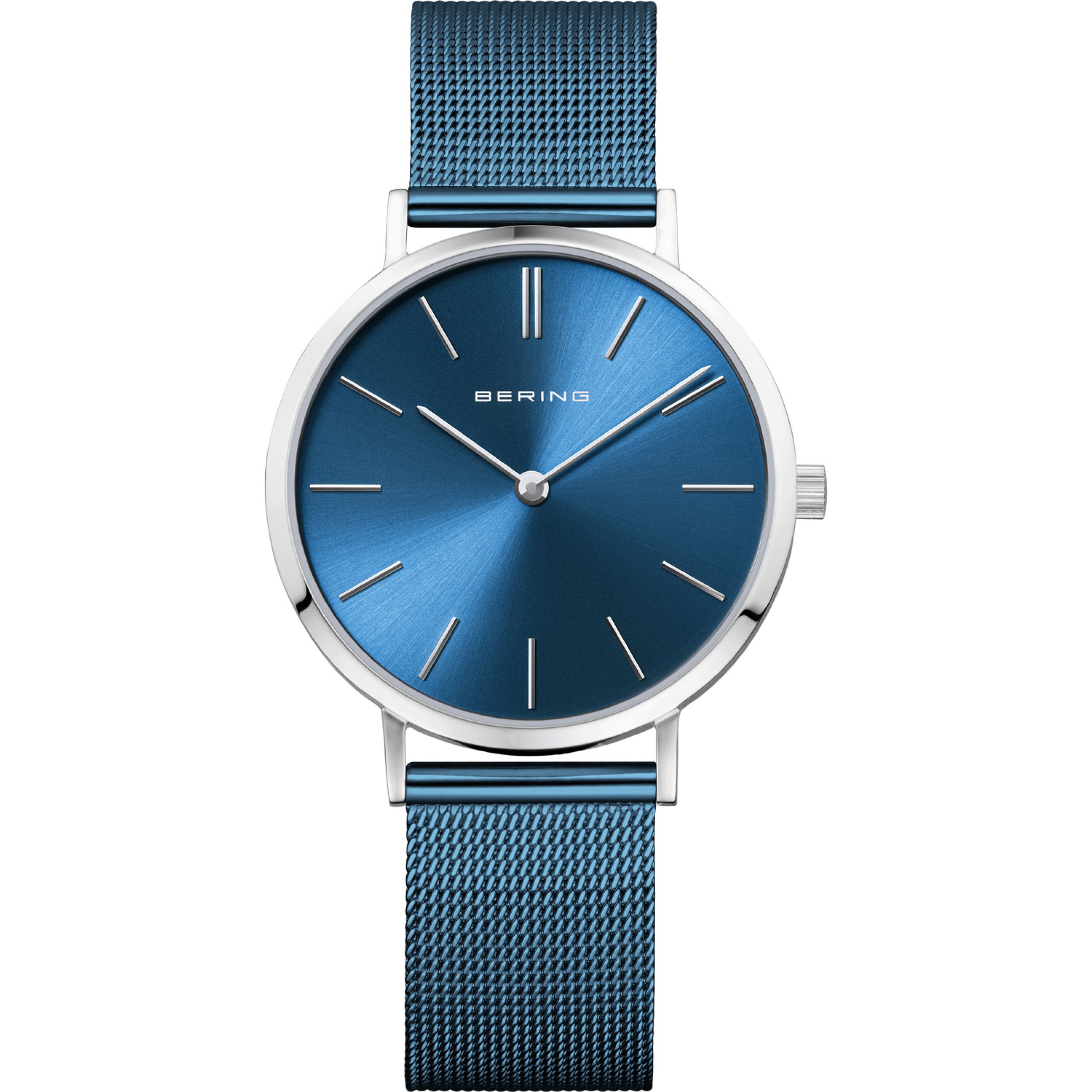 Bering best sale horloge blauw