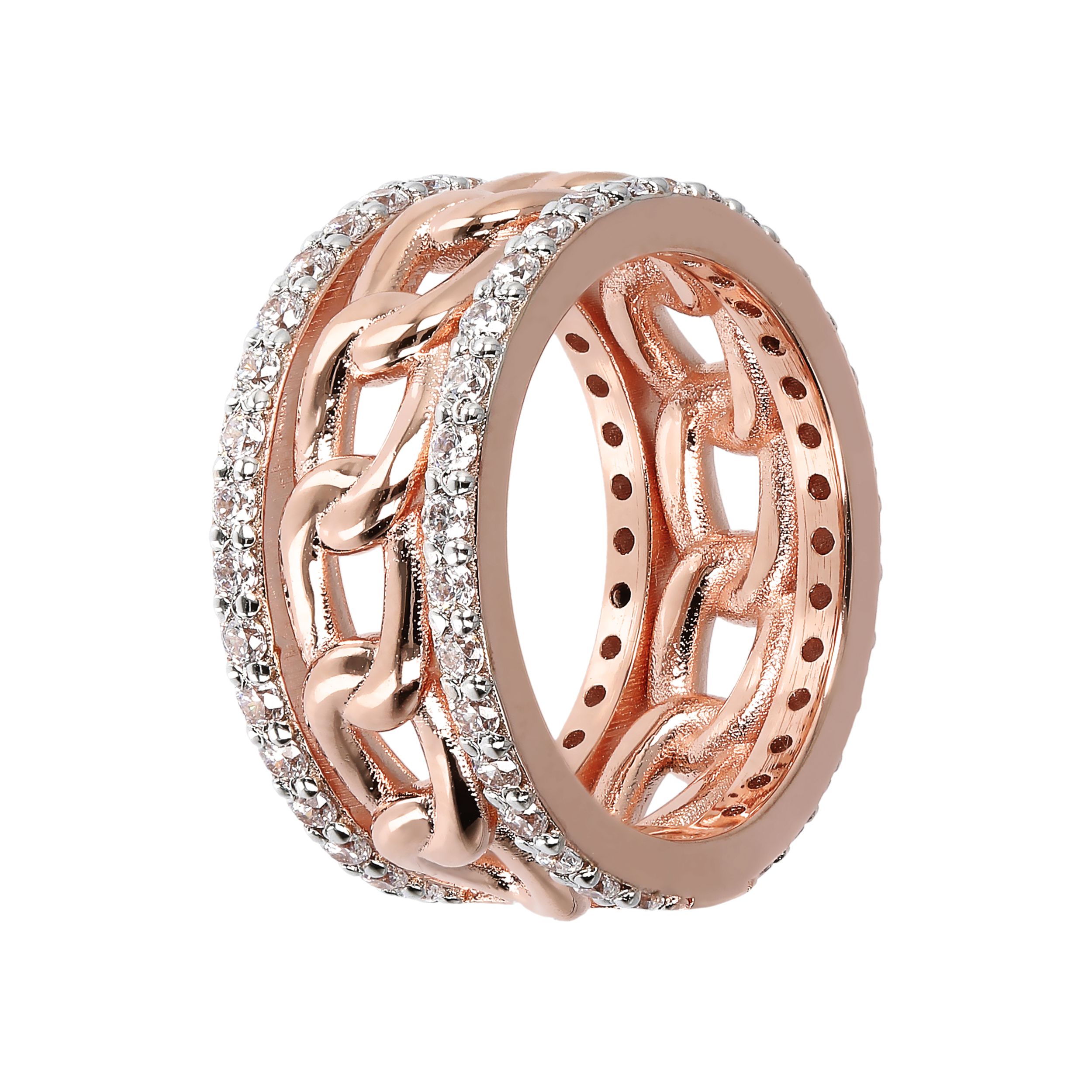 Schuine streep tempo Academie Bronzallure WSBZ01838W ring (dames) rosé - juwelen | Esterella (Lanaken -  Tongeren - Bilzen)