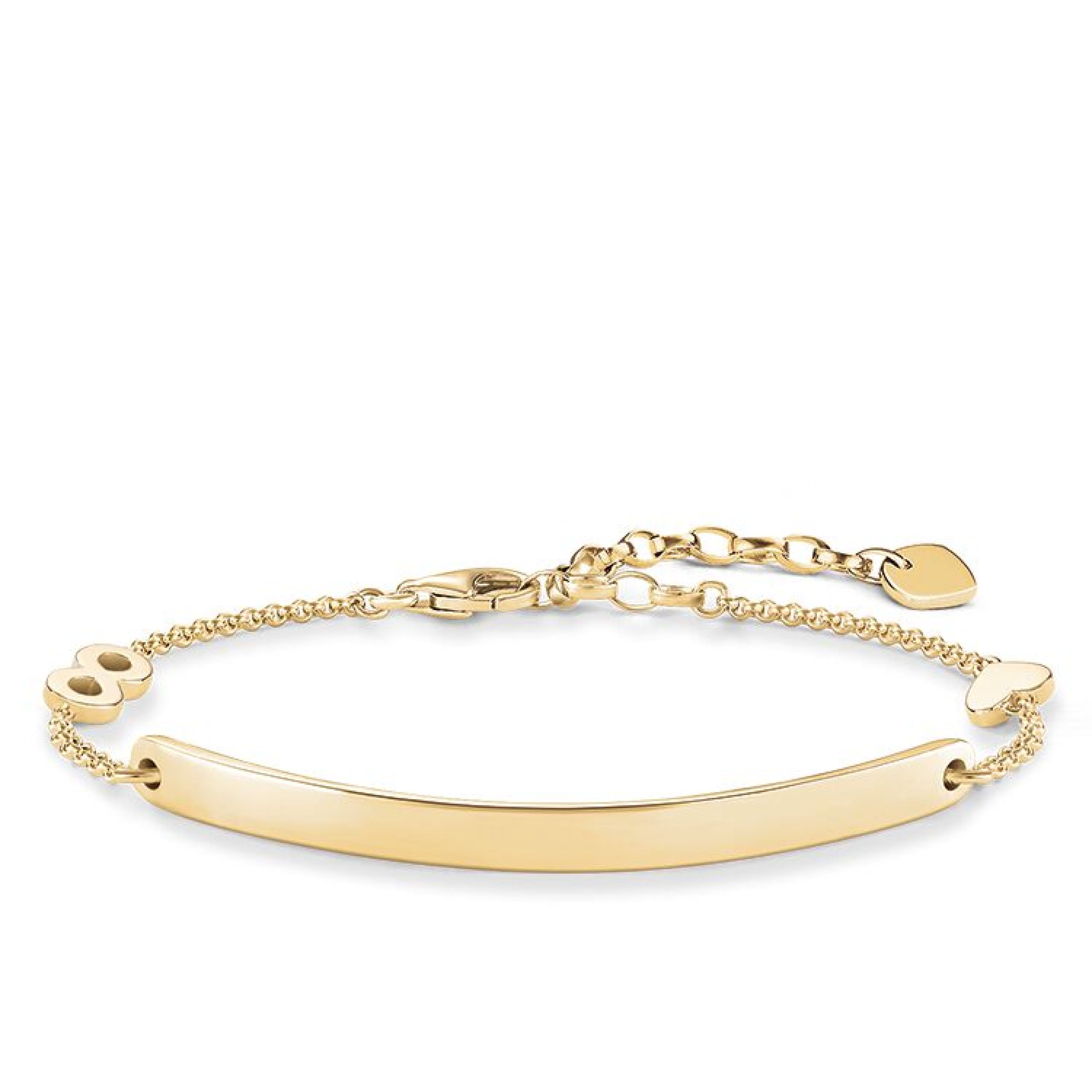 Thomas Sabo LBA0100-413-12 armband (dames) geel-goud - juwelen ...